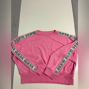 Women Guess Pink Sweatshirt, Sz L